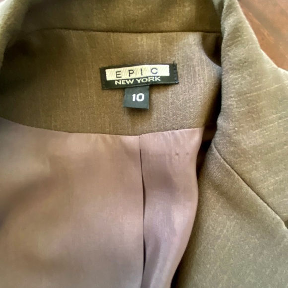 Epic New York Long Blazer-Jacket Size 10 Made in USA - Picture 3 of 8